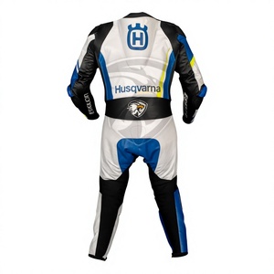 Traje de Motociclismo de Piel de Vaca/Canguro GSXR Personalizado para Hombre, Mono de Carreras de Una Pieza, Impermeable, de Secado Rápido, OEM - Product Image 2