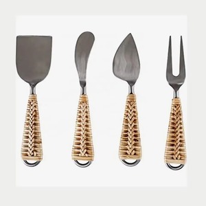 Juego de cuchillos para queso de acero inoxidable personalizables al por mayor con diseño de mango en forma de rama, herramientas duraderas para servir queso - Product Image 5