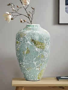 Florero artesanal de Metal de lujo de alta calidad para boda, hogar, Hotel, Villa, galería, restaurante, decoración de la India - Product Image 2