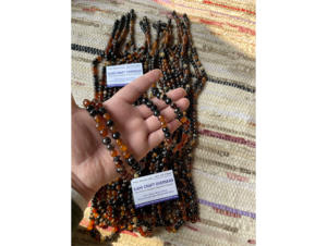 Tasbih/Misbaha de 99 cuentas de cuerno de búfalo redondo pulido, rústico, islámico, moderno, ecológico, religioso de ILAHI, Uttar Pradesh - Product Image 6