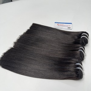 Venta al por mayor 100% Virgen cutícula alineada Bonestright extensiones de cabello humano de alta calidad onda de la máquina de trama Paquete de cabello humano crudo - Product Image 3