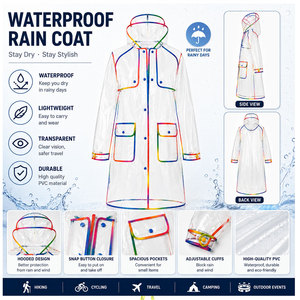 Veste de pluie imperméable coupe-vent personnalisée en softshell pour femme adulte – Vente en gros - Product Image 6