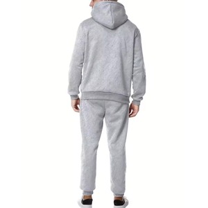 Nouveaux ensembles de survêtements décontractés pour hommes – Sweat-shirts et pantalons slim unis à manches longues – Nouveaux ensembles de jogging personnalisables - Product Image 5