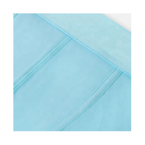 Calzoncillos bóxer de punto de color sólido para hombre, cintura elástica de altura media, ropa interior transpirable, calzoncillos y bóxers para hombre - Product Image 6