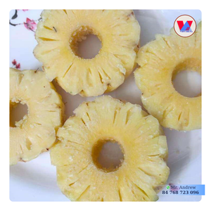 Anillos de Piña Congelados IQF, Rebanadas Amarillas Naturales Dulces, Textura Firme, Materia Prima para Procesamiento de Alimentos, Suministro para Hoteles - Product Image 1