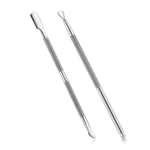 Best Quality Double Ended Stainless Steel Cuticle Pusher Sharp Metal Nail <b>Cleaning</b> <b>Tool</b> for Professional Manicure Pedicure - Product Image 1