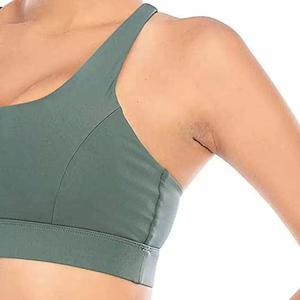 Ropa Deportiva Unisex de Talla Grande, Transpirable, con Espalda Cruzada, Sujetador Deportivo de Soporte Medio, Estampado Floral/Animal, Logotipo Frontal, Ecológico - Product Image 4