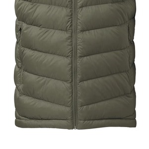 Gilet matelassé à col roulé pour homme grande taille, résistant à l'eau, en polyester et nylon, chaud pour l'hiver, sans manches, vente en gros - Product Image 5