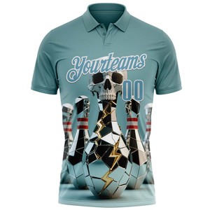 <b>Custom</b> Printed Polo Shirt Sublimation 100% Polyester Golf Sportswear Club Team Uniform OEM Wholesale Personalized Name Logo Wear - Product Image 2