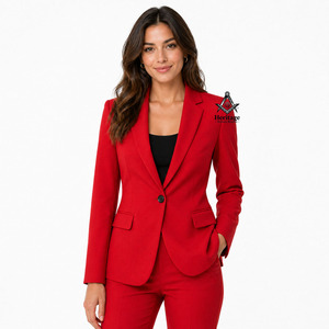 Chaqueta Blazer de Algodón y Poliéster para Mujer con Bordado de la Hermandad Masónica Delta Sigma Sorors |   Sorority Bordado Personalizado para Damas - Product Image 1