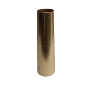 <b>Tall</b> Hammered Metal Vase Gold Finish Decorative Flower Vase Modern Iron Floor Vase for Home Living Room <b>Table</b> Centerpiece. - Product Image 4