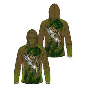 Camisetas de Pesca con Capucha, Transpirables, Impermeables, con Protección UV 50+, de Secado Rápido, Personalizables, para Equipos de Pesca Deportiva - Product Image 6