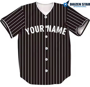Custom Baseball Uniform Jersey Lightweight Moisture Wicking Team Sports Shirt - Product Image 2