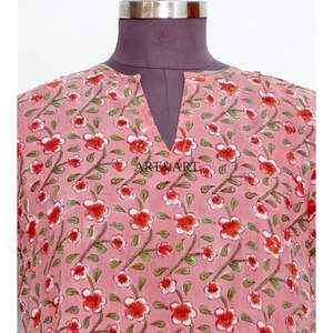 Vestido Midi de Algodón con Estampado Floral, Elegante, Casual y Dulce, para Mujer, Ligero, Estilizado, Silueta en A Natural, Ecológico, al por Mayor - Product Image 2