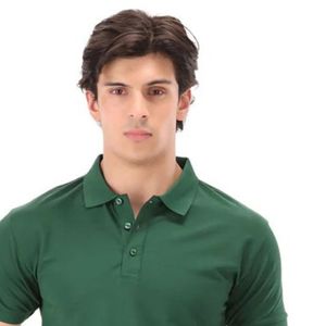 เสื้อโปโล Legends รุ่นผู้ชาย สีเขียวฟอเรสต์ แขนสั้น ผ้าคอตตอนปิเก้ สไตล์ลำลอง รับผลิตเสื้อผ้าตามสั่ง ขายส่ง - Product Image 2