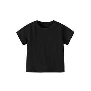 T-shirt personnalisé d'été pour enfants, imprimé, à manches courtes, col rond, pour garçons et filles, couleur bonbon, t-shirt vierge pour enfants et hommes - Product Image 4