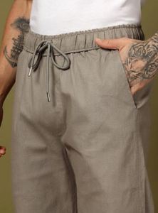 Pantalones de oficina de corte recto modernos para hombre, pantalones de negocios cómodos y flexibles, pantalones de estilo de diseñador premium por exportador a bajo precio - Product Image 3