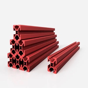 Profilés en aluminium anodisé noir personnalisés de la série 6000, profilés en aluminium 6063 pour applications industrielles, profilés en T, profilés carrés 3090, usinage CNC - Product Image 3