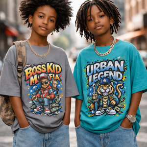 Créez votre propre t-shirt col rond épais, t-shirts oversize à épaules tombantes, respirants et à séchage rapide - Product Image 2