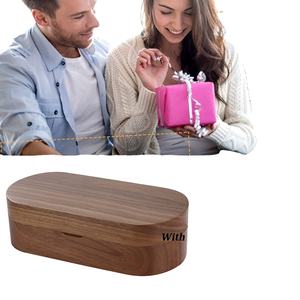 Caja de Joyería Moderna Ecológica de Madera de Nogal Sólido, Caja de Joyería de Viaje para Anillos, Pendientes, Collares, Regalo para Seres Queridos Z/F Global - Product Image 4