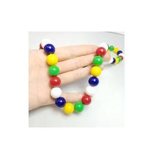 สร้อยคอเรซิ่นสีเหลืองรูปทรงลูกบาศก์ไม่สม่ำเสมอ เครื่องประดับแฟชั่น - Product Image 2