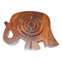Labyrinthe en bois fait à la main jeu de société balle dans le labyrinthe Puzzle haute qualité personnalisé en gros article indien artisanat décoratif pour la maison