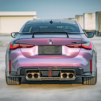 Kit carrosserie complet en fibre de carbone Xywheel V Style avec lèvre avant, jupes latérales, diffuseur arrière et spoiler pour BMW M2 M3 M4 G80 G82 G42 2021