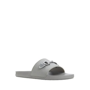 Sandalias Unisex Grises de PVC, Punta Abierta, Suela Antideslizante de EVA, para Playa y Verano - Product Image 3