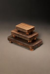 Présentoir Moderne en Bois à un Niveau, Socle, Rehausseurs de Bureau, Présentoirs Robustes pour la Maison et les Cadeaux - Product Image 3