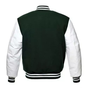 2025 Wholesale New <b>Men</b> High Quality Letterman Varsity Jacket and casual Wear Wool Body Leather Sleeves Winter Jacket for <b>Men</b> - Product Image 3
