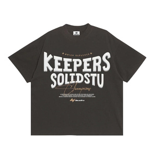 100% Cotton <b>Men's</b> Slim Fit Breathable Quick Dry Front Digital Printing Blank Casual Formal Eco-Friendly T-Shirt - Product Image 2