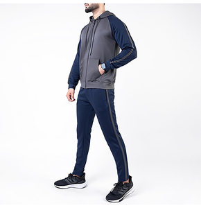 Conjunto Deportivo Casual con Capucha, Cremallera y Logotipo Personalizado, Resistente al Viento, de Alta Calidad, Unisex, 100% Algodón Felpa, Secado Rápido - Product Image 6