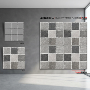 Precio Barato Proveedor al por mayor Digital 400X400mm Porcelana Diseño 40X40 cm Estacionamiento Cerámica Edificio al aire libre Baldosas - Product Image 5