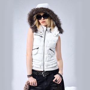Chalecos acolchados de moda personalizados para otoño e invierno, ropa de mujer, abrigo acolchado sin mangas, nuevo color, chaleco acolchado para mujer - Product Image 4