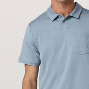 T-shirt pour homme à col rabattu, design uni, pour acheteurs en gros, service OEM, design avec logo personnalisé, prix avantageux pour les acheteurs - Product Image 3