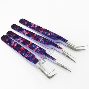 Pinzas de Extensión de Pestañas de Acero Inoxidable RMI, las Más Demandadas, Personalizables, en Caja de Cartón, de Alta Precisión y Calidad, Uno, Dos, Tres, Cuatro - Product Image 3