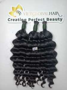 ผมต่อแบบดิบของชาวเวียดนามแบบไม่ผ่านกระบวนการผมสีดำธรรมชาติมัดเป็นลอนลึกแบบดั้งเดิม - Product Image 6