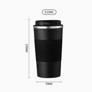 Superior Insulation Coffee Mug Design High Performance Metal Thermal <b>Cup</b> With Flip Style <b>Drinking</b> Spout - Product Image 3