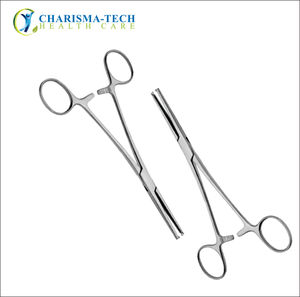 คีมหนีบหลอดเลือดแบบโคเชอร์ ทำจากเหล็กกล้าไร้สนิมเกรดผ่าตัด ยี่ห้อ Charismatech สำหรับการห้ามเลือดและจับเนื้อเยื่อ ใช้งานด้วยมือ เหมาะสำหรับโรงพยาบาล - Product Image 4