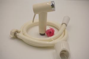 Rociador Shattaf Moderno Ecológico de un Solo Orificio, Plástico ABS con Tapa Cromada, Acabado Blanco, Montado en la Pared para Uso en Baños, Autolimpiante - Product Image 4