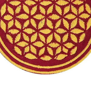 Premium Quality Handmade Chenille Iron-on Embroidery Patches Woven Custom Heat <b>Press</b> Badge with <b>Flower</b> Design for Clothing Hat - Product Image 6