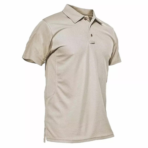 Men's Short Sleeve Polo Shirts Quick Dry Pique Cotton Summer Short Sleeve plain polo shirts - Product Image 5