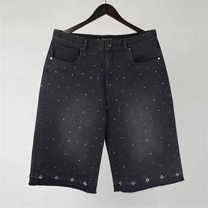 Shorts de Mezclilla Casuales para Hombre de Alta Calidad, Corte Clásico, Desgastados, Shorts de Verano, Jeans Cortos de Moda para Hombre - Product Image 4