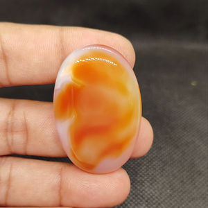 Cabujón de Ónix Naranja Natural Hecho a Mano, Piedra Preciosa Suelta de Alta Calidad con Formas Mixtas, Piedra Curativa - Product Image 1