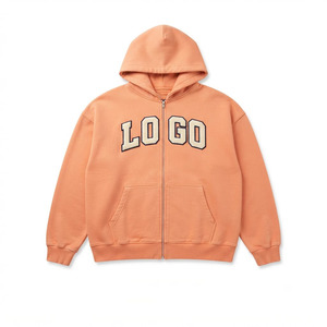 Custom GSM Heavyweight Men Oversized <b>Zip</b> Up Hoodie Full <b>Zip</b> <b>Hooded</b> Jacket Custom Logo Custom Embroidery OEM ODM Manufacturer - Product Image 4