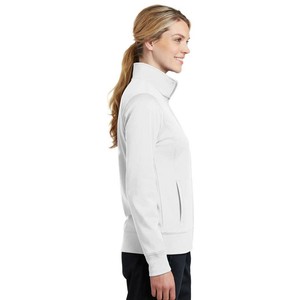Chaqueta de Forro Polar con Cierre para Mujer, 100% Poliéster, Manga Larga, Cuello Alto, Color Sólido, Ropa Deportiva Informal, Corte Regular, Todas las Temporadas, OEM - Product Image 2