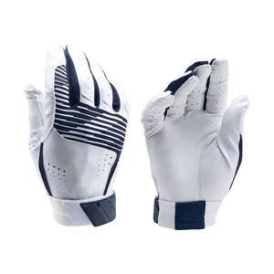Breathable High Quality Genuine Leather <b>Baseball</b>/Softball Batting Gloves Ambidextrous Hook Loop Closure Wrist Support for Adults - Product Image 6