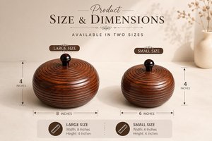 Caja de Almacenamiento Cuadrada de Madera Pulida Hecha a Mano con Compartimentos Divididos para Frutos Secos, Exhibición de Mesa, Artesanía Moderna - Product Image 6