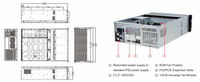 Livraison rapide Toploong S465-24 4U 24 baies châssis de serveur de stockage à chaud alimentation 2U Standard
