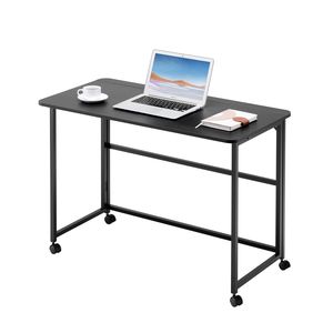<b>Small</b> Space 39.37 Inches Foldable Office <b>Desk</b> Writing Computer <b>Desk</b> for Home Study Folding Design for Limited Space - Product Image 4